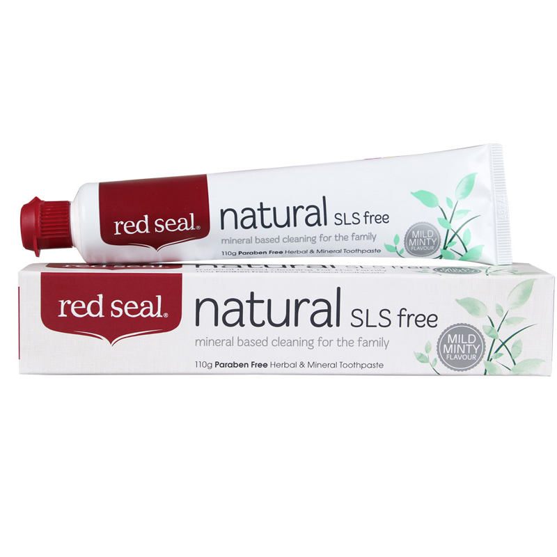 红印矿物质牙膏新西兰直邮 原装进口Red Seal 防蛀固齿 美白去渍清新口气